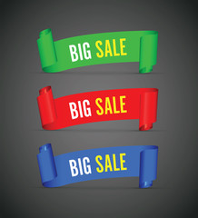 Wall Mural - Our big sale set of banners