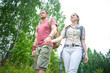 © fox17 - two travelers in the forest