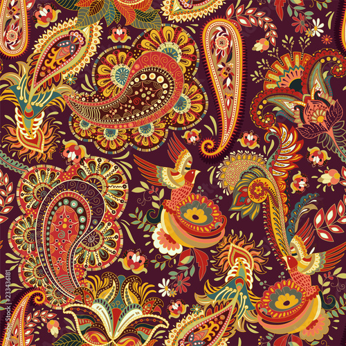 Dekoracja na wymiar  wektor-wzor-indyjski-kwiatowy-ornament-kolorowe-tapety-dekoracyjne-paisley-i