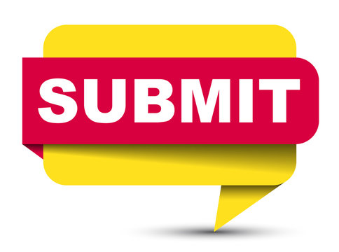 red vector banner submit