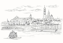 Vector Hand Drawing Moscow-3