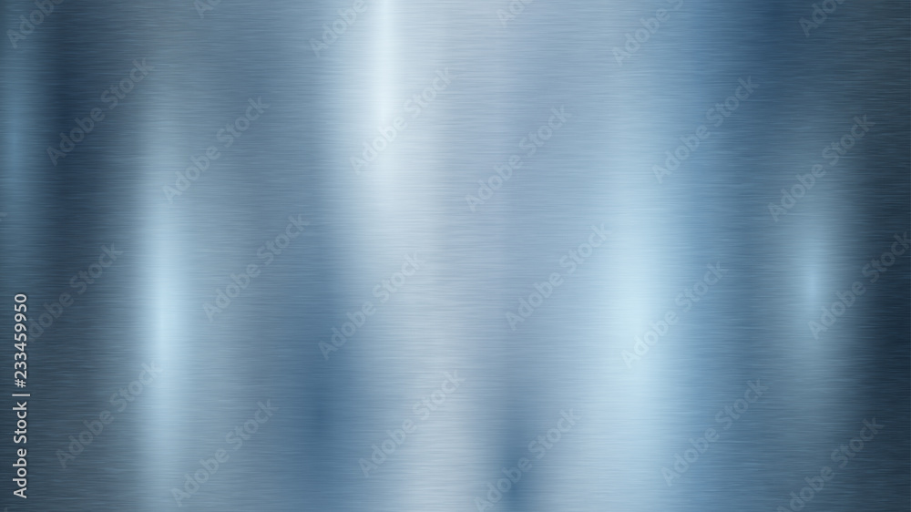 Abstract background with metal texture in light blue color - obrazy, fototapety, plakaty 