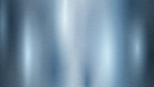 Abstract Background With Metal Texture In Light Blue Color