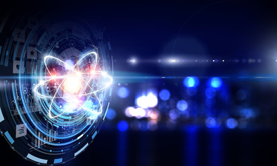 Wall Mural - technology science concept