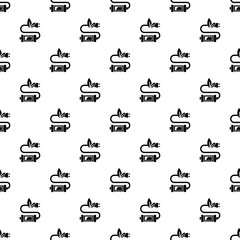 Poster - Eco plug pattern seamless vector repeat for any web design