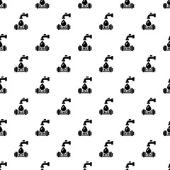 Poster - Eco water tap pattern seamless vector repeat for any web design