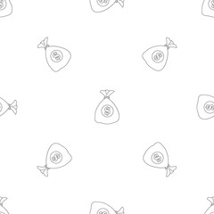 Poster - Money pattern seamless vector repeat geometric for any web design
