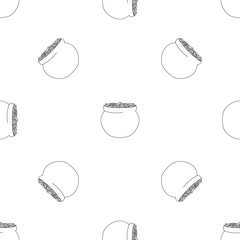 Poster - Potty with coin pattern seamless vector repeat geometric for any web design