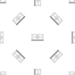 Poster - Euro cash pattern seamless vector repeat geometric for any web design