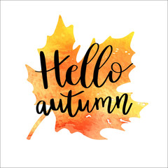 Wall Mural - Hello autumn