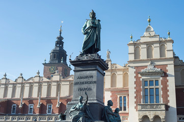 Sticker - Monument of Adam Mickiewicz, Krakow