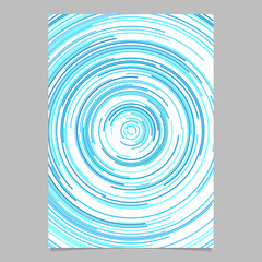 Poster - Abstract vector psychedelic stationery background from concentric half rings