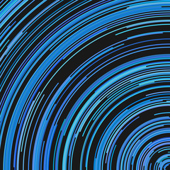 Poster - Blue abstract vector ring background design from concentric circles