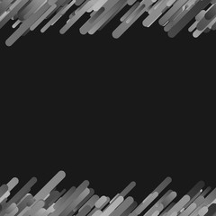 Poster - Grey abstract repeating diagonal gradient stripe background pattern - trendy vector graphic design