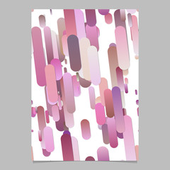 Poster - Pink abstract modern gradient stripe pattern flyer background template - vector stationery design