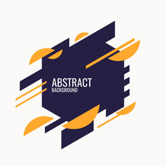 Poster - trendy abstract background. composition of geometric shapes.