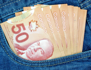 canadian money concept