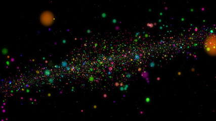 Wall Mural - Galaxy abstract background color