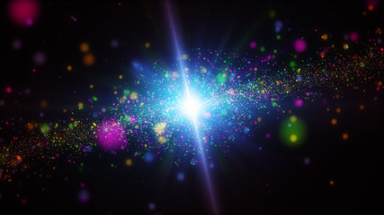 Wall Mural - Galaxy abstract background color