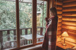 © Alena Ozerova - Cozy winter weekend in log cabin