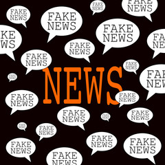 Fake and fact: fakes news and reality on internet today.