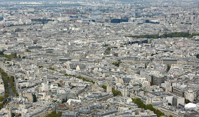 Wall Mural - Urban view of Paris in France