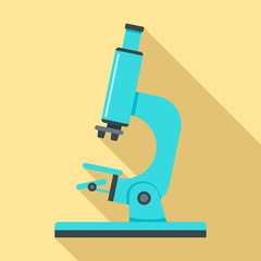 Poster - experiment microscope icon. flat illustration of experiment microscope vector icon for web design