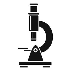 Poster - microscope icon. simple illustration of microscope vector icon for web design isolated on white back