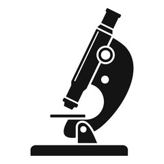Poster - experiment microscope icon. simple illustration of experiment microscope vector icon for web design 