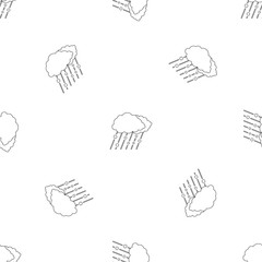 Poster - Snow and rain pattern seamless vector repeat geometric for any web design