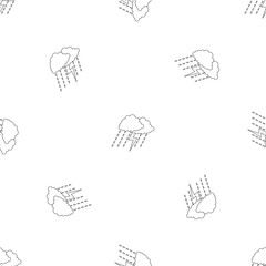 Poster - Thunderstorm pattern seamless vector repeat geometric for any web design