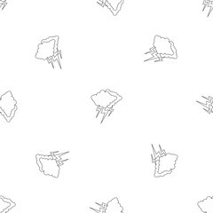 Poster - Lightning pattern seamless vector repeat geometric for any web design