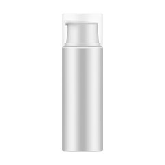 Wall Mural - Cosmetic bottle with dispenser for foam texture products, mock-up