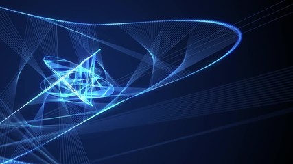 Aufkleber - Spiral animation in cyberspace.