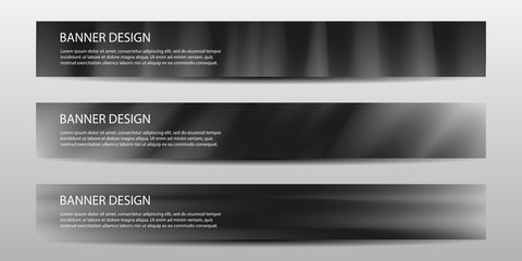 Wall Mural - Vector banners in gradient colors with abstract fluid shapes. flyer and cover designs, brochure . Vector illustration