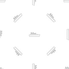Poster - Cutter pattern seamless vector repeat geometric for any web design