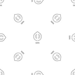 Poster - Guava pattern seamless vector repeat geometric for any web design