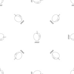 Poster - Apricot pattern seamless vector repeat geometric for any web design