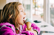 Smiling Girl With Ice Cream Cone