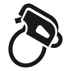 Poster - Climbing mountain tool icon. Simple illustration of climbing mountain tool vector icon for web design isolated on white background
