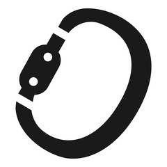 Poster - Climb protection tool icon. Simple illustration of climb protection tool vector icon for web design isolated on white background