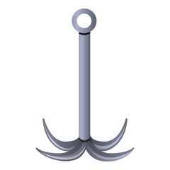 Poster - Climb hook icon. Cartoon of climb hook vector icon for web design isolated on white background
