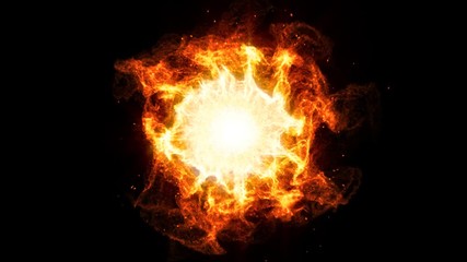 Poster - beautiful shockwave fire background animation/ animation of an hd visual effect of solar fire shockw