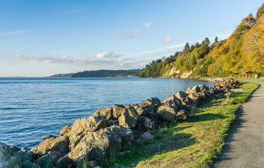 Rocky Autumn Shoreline  2