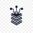 © CoolVectorStock - Layers transparent icon. Layers symbol design from Artificial Intellegence collection. Simple element vector illustration. Can be used in web and mobile.
