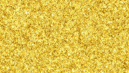 Wall Mural - Golden glimmered seamless loop abstract motion background
