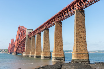 Wall Mural - Forth Bridge over Firth of Forth near Queensferry in Scotland