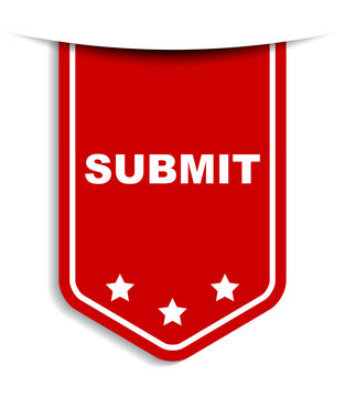 red vector banner submit