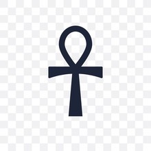Ankh Transparent Icon. Ankh Symbol Design From Religion Collection.