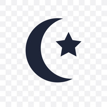 Islam Transparent Icon. Islam Symbol Design From Religion Collection.
